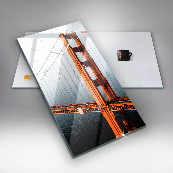 Téglalap alakú üvegóra Golden Gate híd