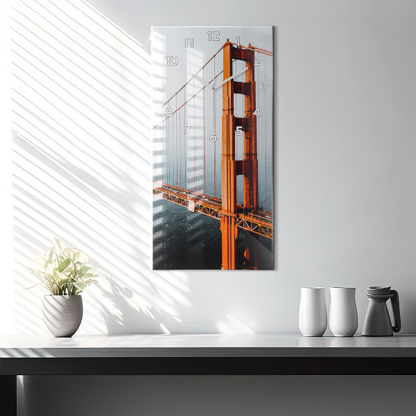 Téglalap alakú üvegóra Golden Gate híd