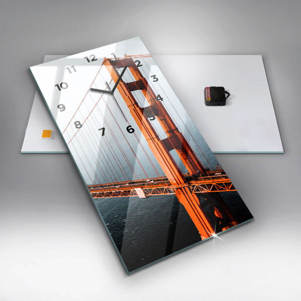 Téglalap alakú üvegóra Golden Gate híd