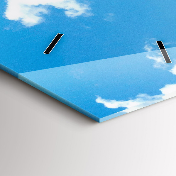 Téglalap alakú üvegóra Sziklás táj