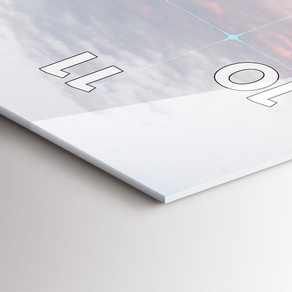 Téglalap alakú üvegóra Felhőkarcolók Philadelphiában