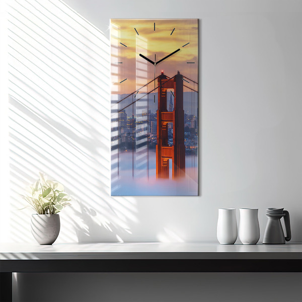 Téglalap alakú üvegóra San Francisco híd