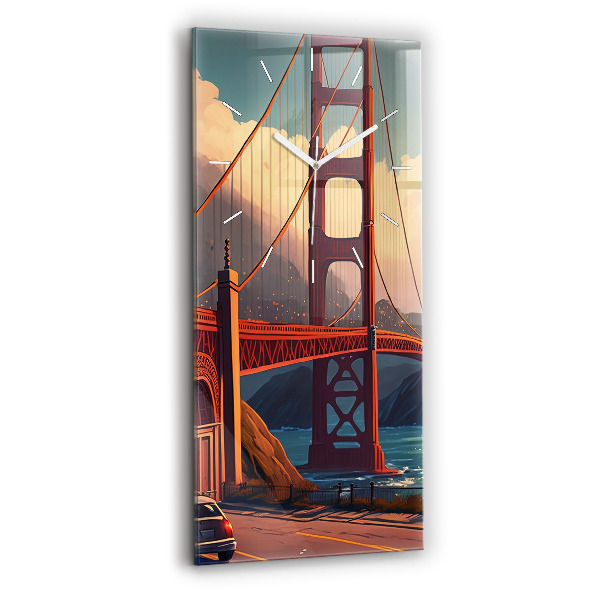 Téglalap alakú üvegóra San Francisco híd