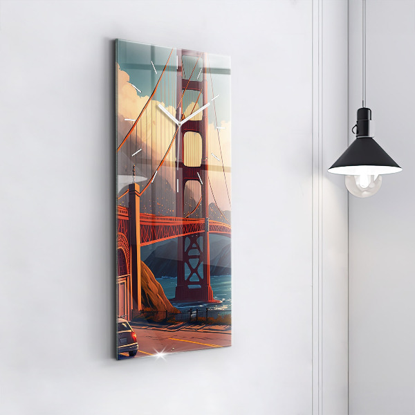 Téglalap alakú üvegóra San Francisco híd