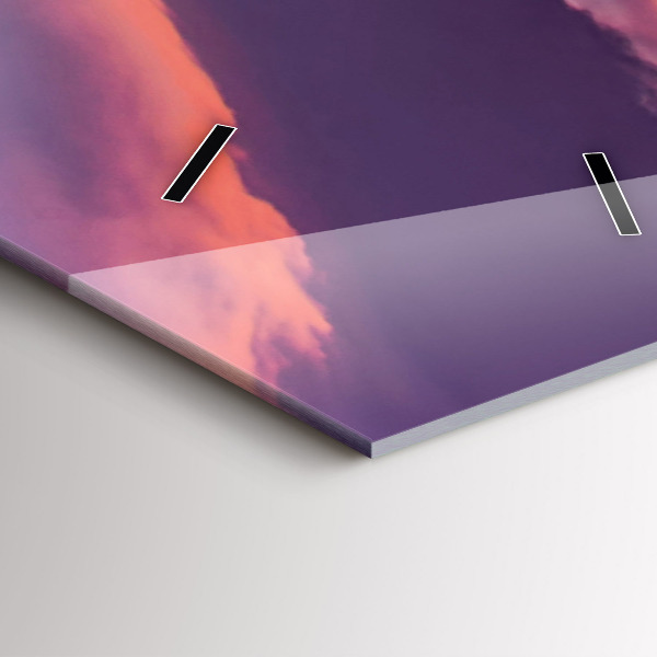 Téglalap alakú üvegóra Napkelte Kalifornia