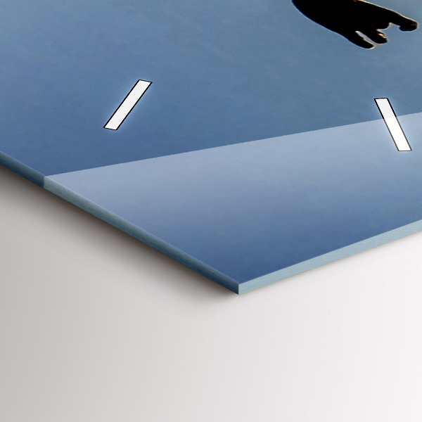 Téglalap alakú üvegóra Spanyol tánc a tengeren