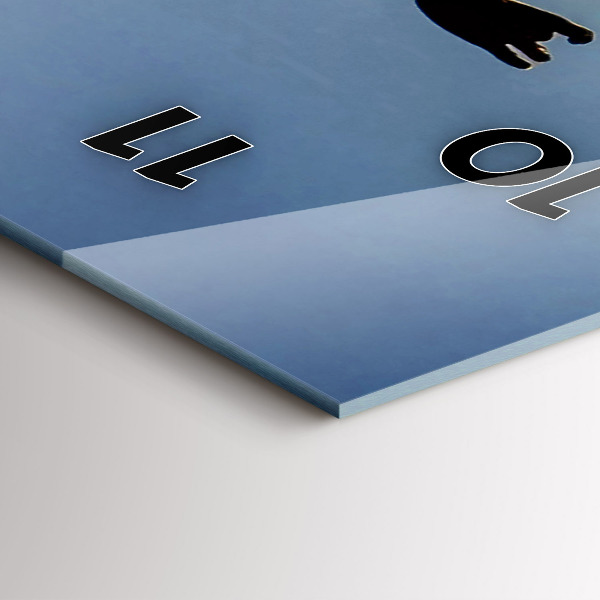 Téglalap alakú üvegóra Spanyol tánc a tengeren