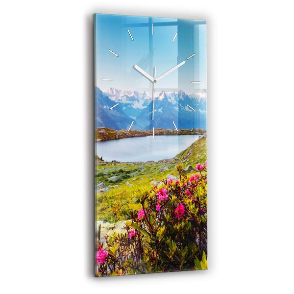 Téglalap alakú üvegóra Mont Blanc gleccser Chamonix
