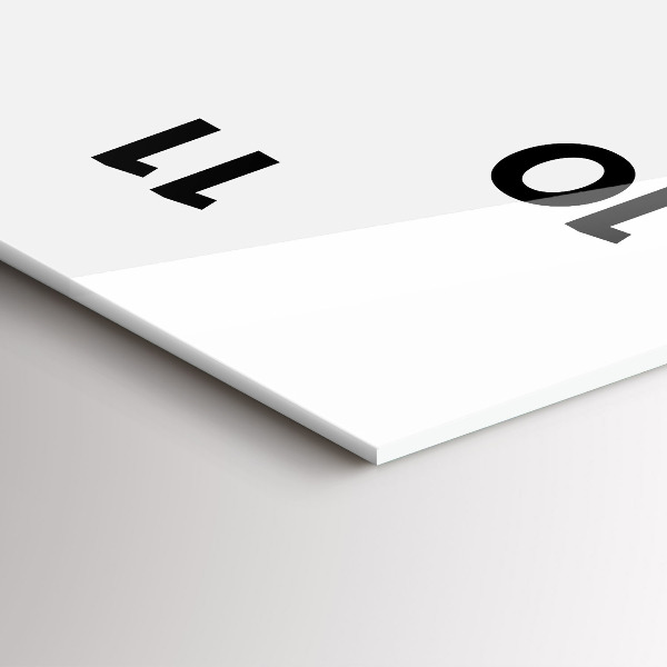 Téglalap alakú üvegóra Franciaország zászlaja