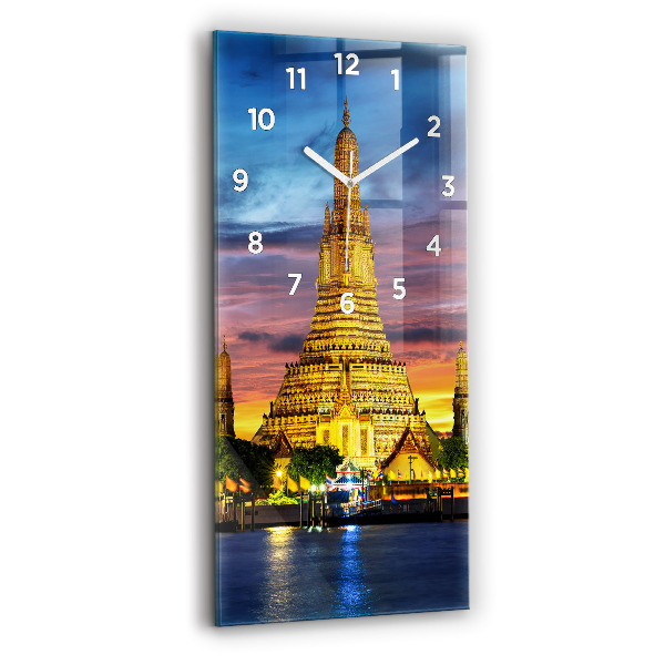Téglalap alakú üvegóra Templom Bangkokban, Thaiföldön