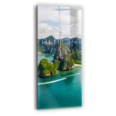 Téglalap alakú üvegóra Egy sziget Thaiföldön