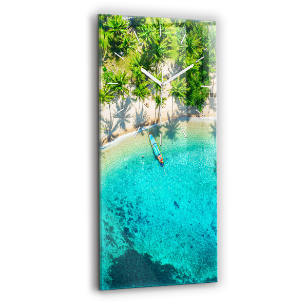 Téglalap alakú üvegóra Trópusi strand Koh Tao