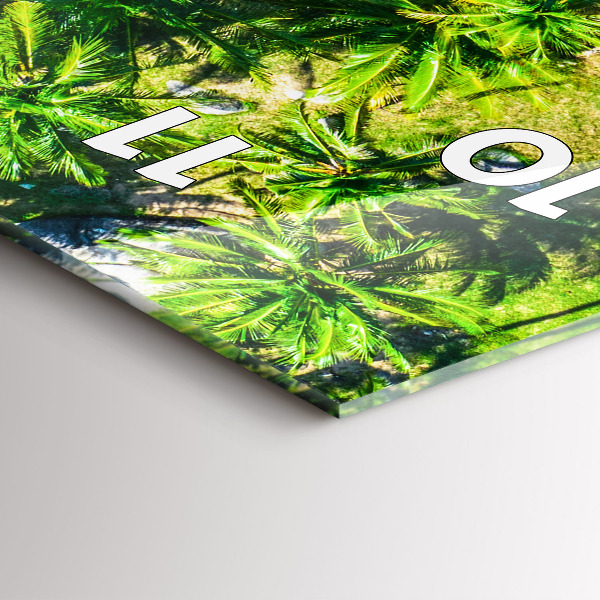 Téglalap alakú üvegóra Trópusi strand Koh Tao