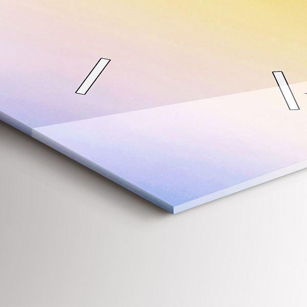 Téglalap alakú üvegóra Jéghegy és napkelte