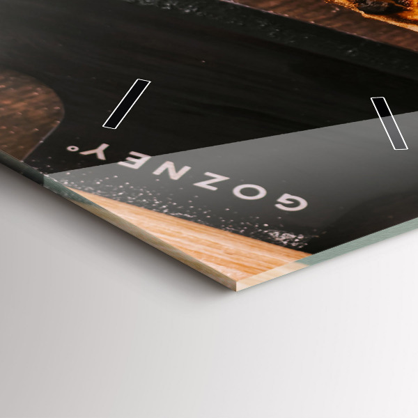 Téglalap alakú üvegóra Olasz pizza