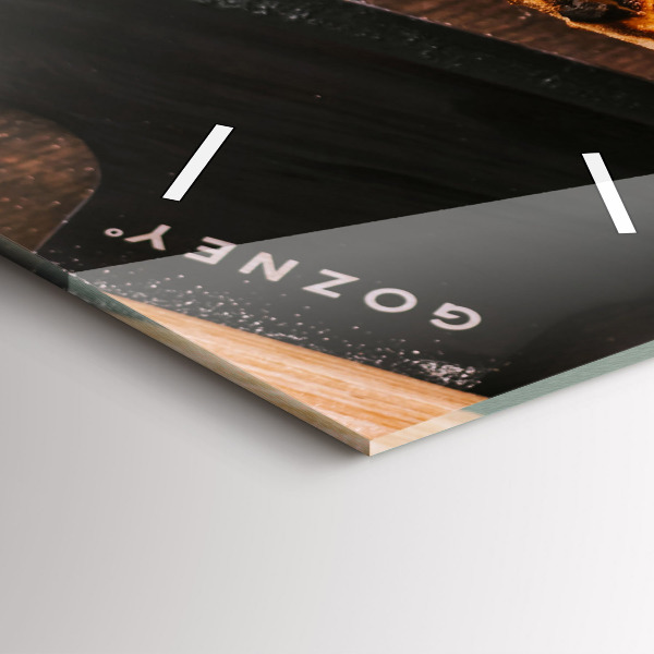 Téglalap alakú üvegóra Olasz pizza