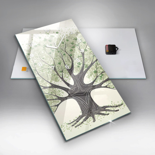 Téglalap alakú üvegóra Nagy fa természet