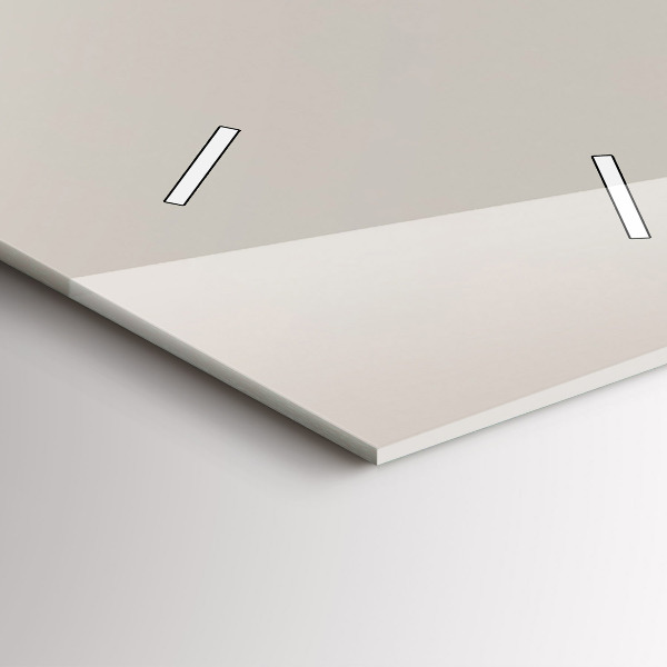 Téglalap alakú üvegóra Absztrakt arany hegyek