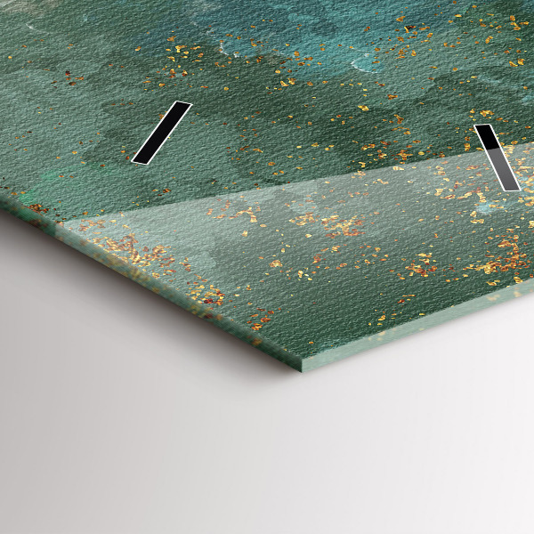 Téglalap alakú üvegóra Dekoratív minta