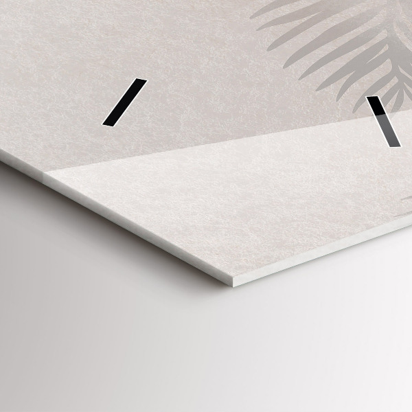 Téglalap alakú üvegóra Trópusi boho levelek