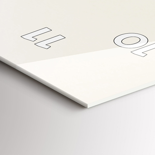 Téglalap alakú üvegóra Virágzó gypsophila virágok