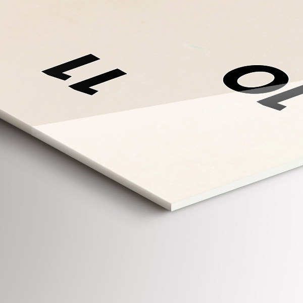 Téglalap alakú üvegóra Virágzó gypsophila virágok