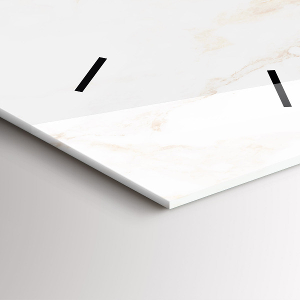 Téglalap alakú üvegóra Elegáns márvány