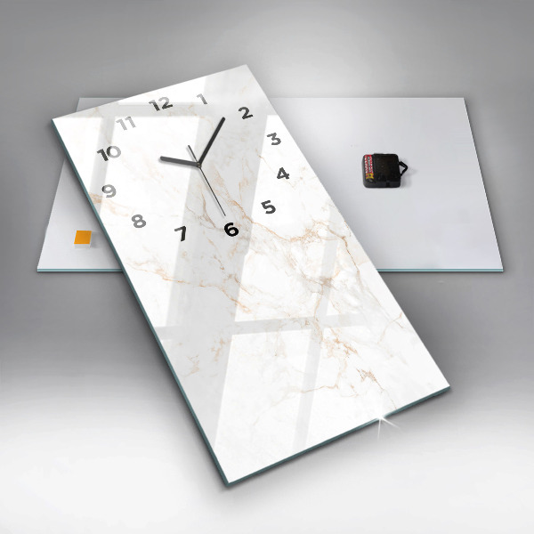 Téglalap alakú üvegóra Elegáns márvány