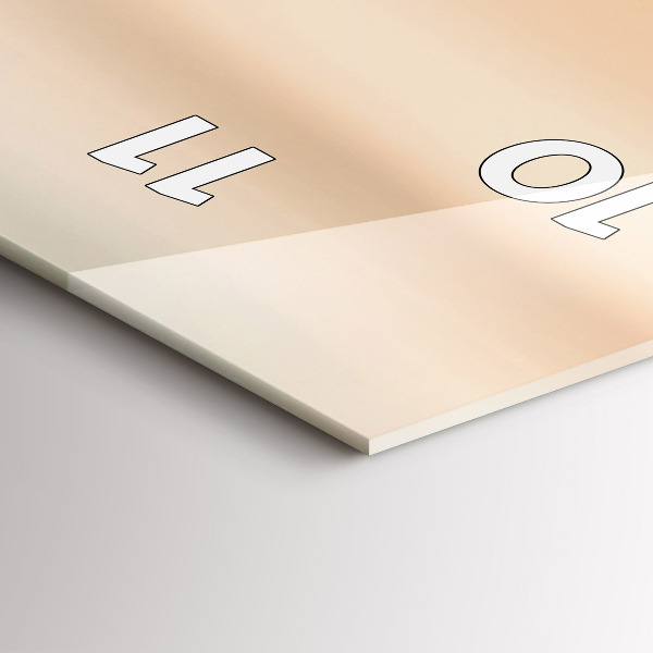 Téglalap alakú üvegóra Mezei napkelte