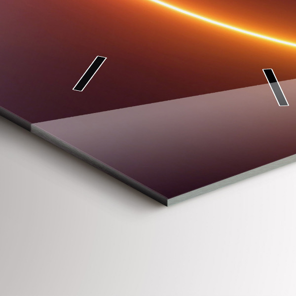 Téglalap alakú üvegóra 3D füst absztrakt