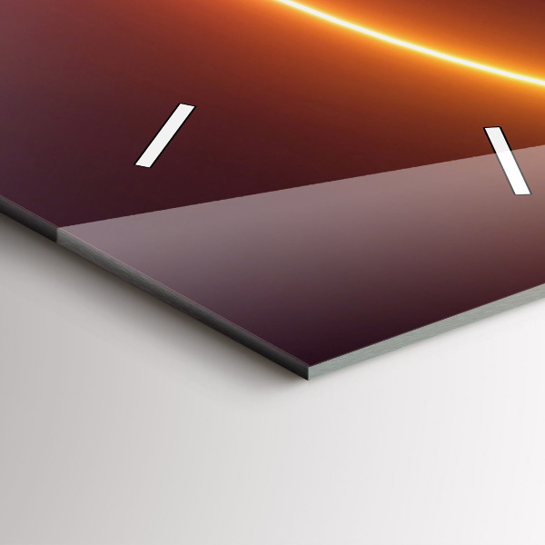 Téglalap alakú üvegóra 3D füst absztrakt