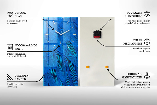 Téglalap alakú üvegóra Hegyek és mező