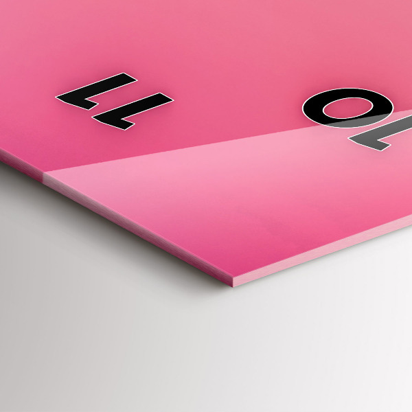 Téglalap alakú üvegóra Ég és hegy gradiens