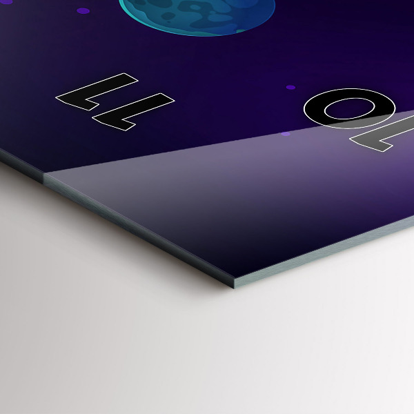 Téglalap alakú üvegóra Bolygók galaxis