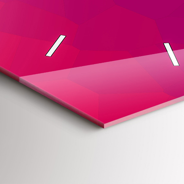 Téglalap alakú üvegóra Színes absztrakció