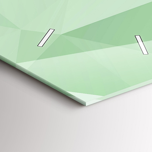 Téglalap alakú üvegóra Háromszögek absztrakt