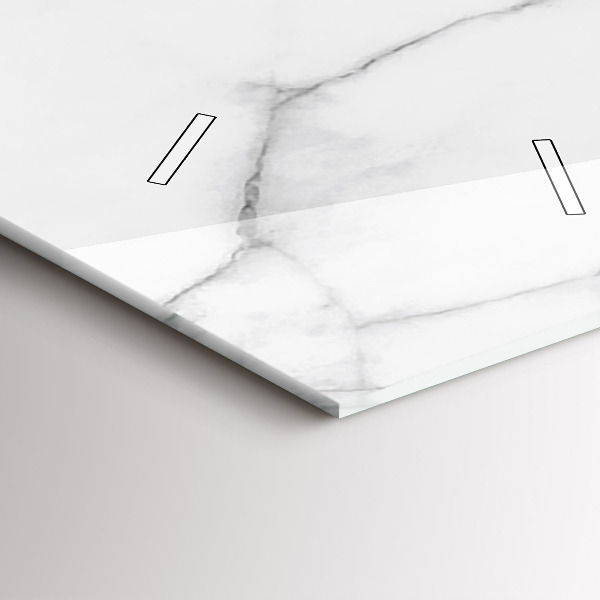 Téglalap alakú üvegóra Dekoratív márvány