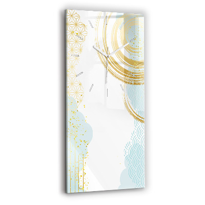 Téglalap alakú üvegóra Dekoratív minta