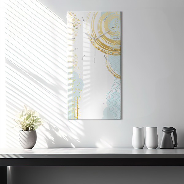 Téglalap alakú üvegóra Dekoratív minta