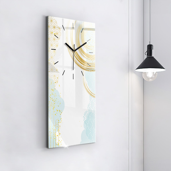 Téglalap alakú üvegóra Dekoratív minta