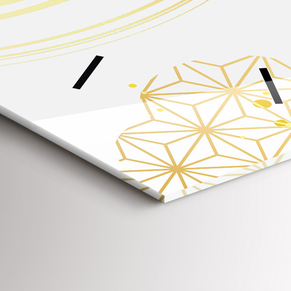 Téglalap alakú üvegóra Dekoratív minta