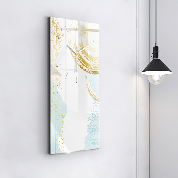 Téglalap alakú üvegóra Dekoratív minta