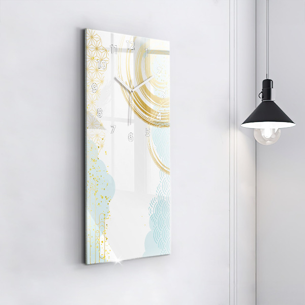 Téglalap alakú üvegóra Dekoratív minta