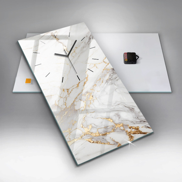 Téglalap alakú üvegóra Dekoratív márvány