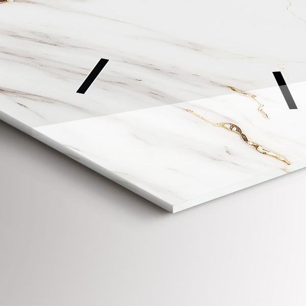 Téglalap alakú üvegóra Dekoratív márvány