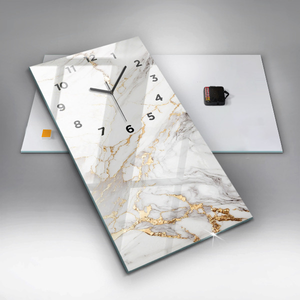 Téglalap alakú üvegóra Dekoratív márvány