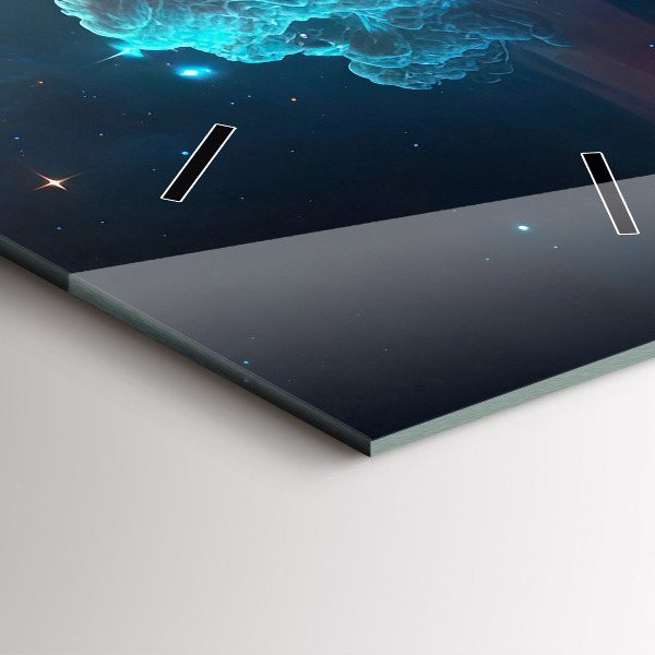 Téglalap alakú üvegóra A csillagok kozmikus világa