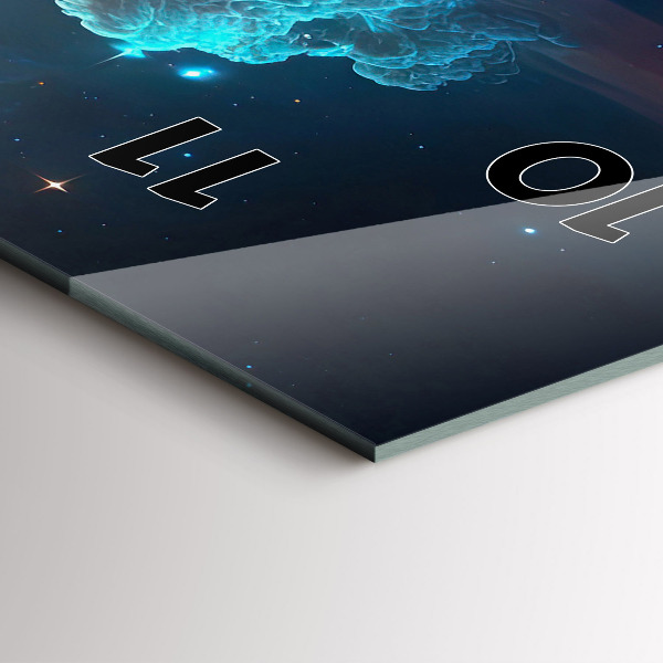 Téglalap alakú üvegóra A csillagok kozmikus világa