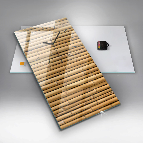 Téglalap alakú üvegóra Bambusz rudak