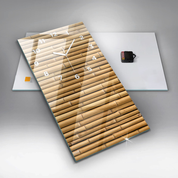 Téglalap alakú üvegóra Bambusz rudak